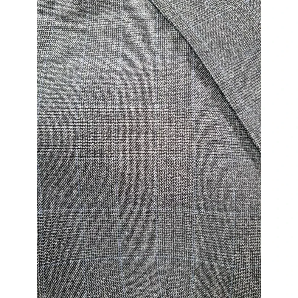 Brooks Brothers Suit Jacket Mens 46R Gray 100% Wool Sport Coat‎ USA Union Made